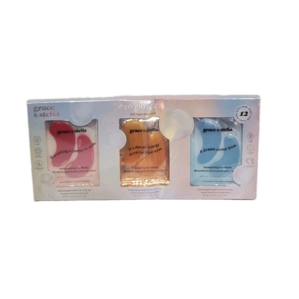 Grace Stella Under Eye Patches  Moisturizing Energizing Illuminating Variety Pk